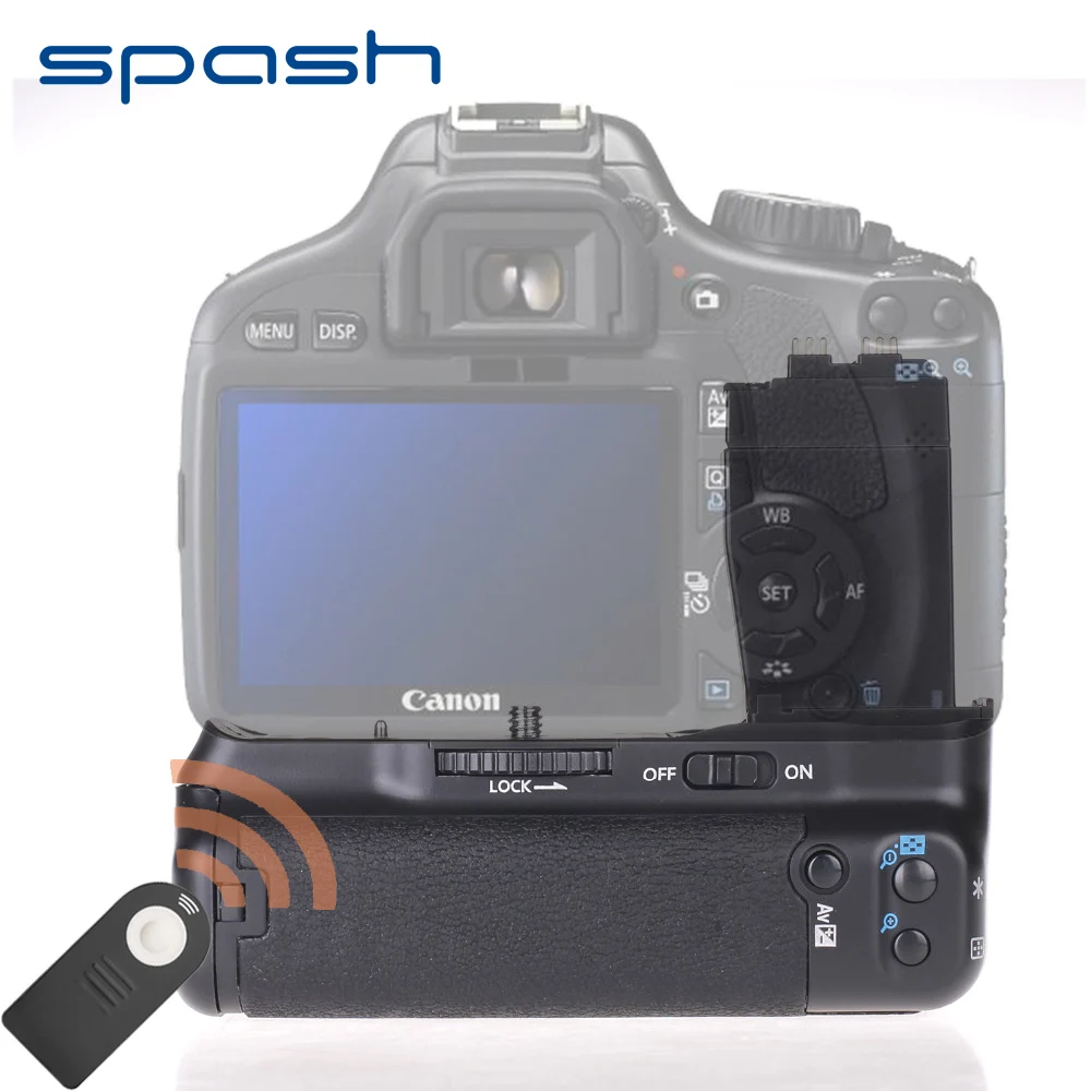 spash Vertical Battery Grip for Canon 700D 650D 600D 550D T5i T4i T3i