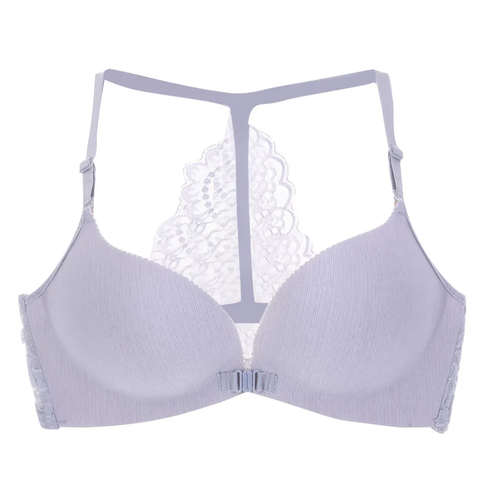 

Comfortable Traceless bra push up bandage Lace sexy lingerie Side Closure Lingerie A Sexy Brassiere Underwear ropa interior #P6
