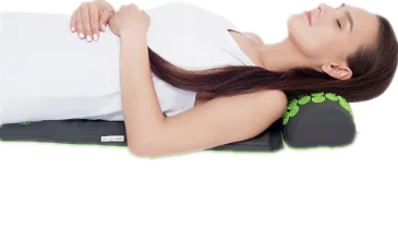 Снятие акупрессуры коврик для тела Боль Акупунктура Спайк йога коврик с подушкой Массажер(приблизительно 67*42 см) подушка коврик массажер