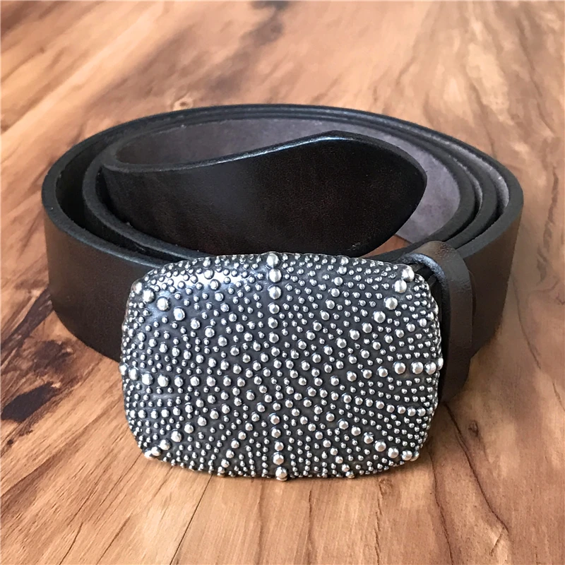 

Genuine Leather Belt Male High Quality Belt Vintage Jeans Belts For Men Ceinture Homme Leather Belt Men Waistband MBT0025
