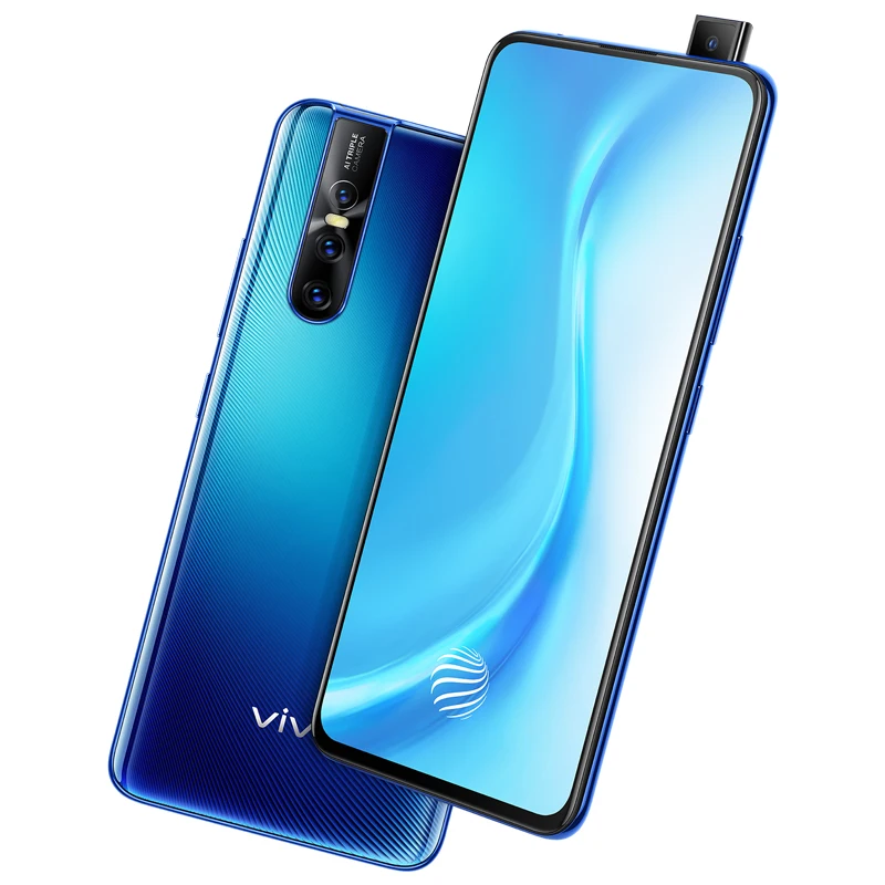 Мобильный телефон Vivo S1 Pro, 4G LTE, Android 9,0, Восьмиядерный процессор Snapdragon 675, 6,39 дюймов, камера с подъемом отпечатков пальцев, большая батарея, Selife, камера 48 МП