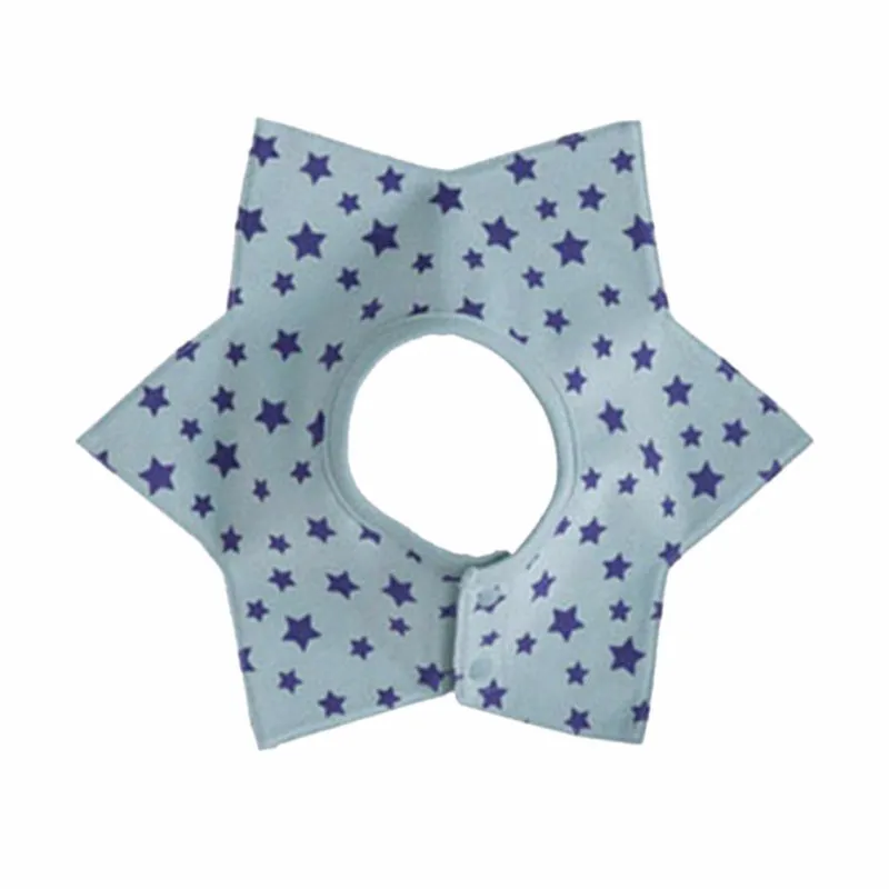 Детские нагрудники из хлопка цветок Звезда Babador четыре слоя водонепроницаемый слюнявчик полотенце-нагрудник поворотный оснастки