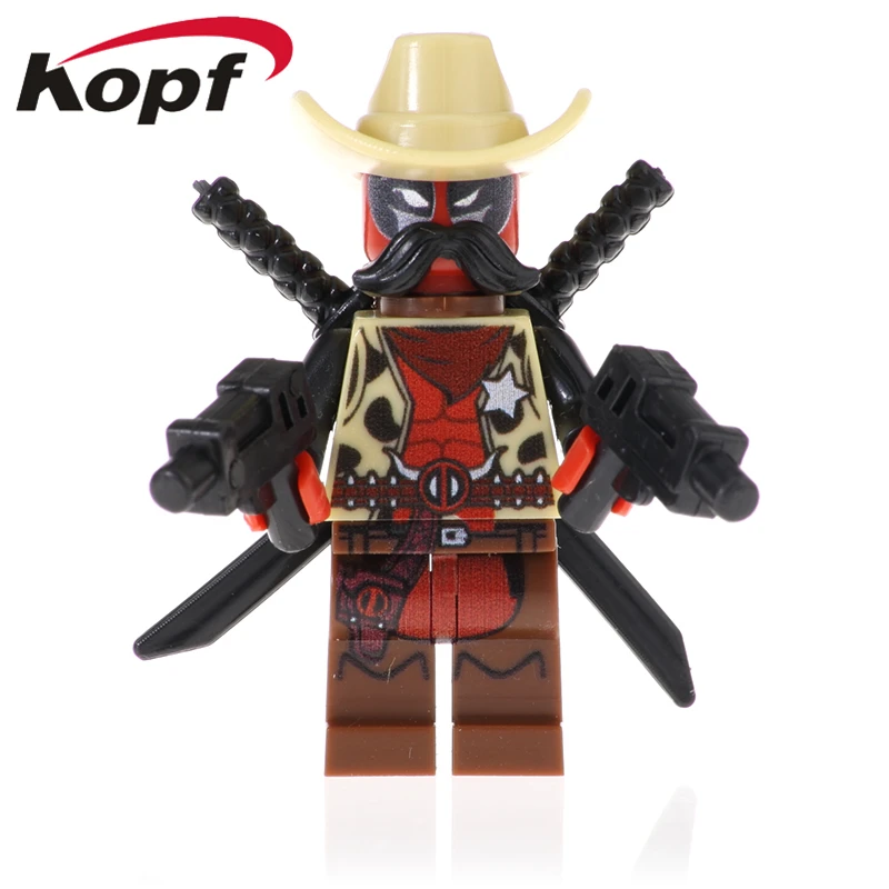 

20pcs Building Blocks Super Heroes Dick Cowboy Deadpool Deathstro Bat Woman Red Hood Wonder Figures For Children Toys PG1409