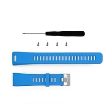 50 шт./лот Популярные ремешки Staps 8 ярких цветов модные спортивные силиконовый ремешок браслет+ инструмент для Garmin vivosmart HR