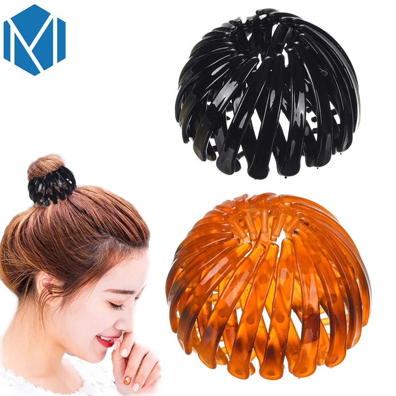 Mmism Ponytail Hair Bun Holder Hair Ornaments Adjustable Bud