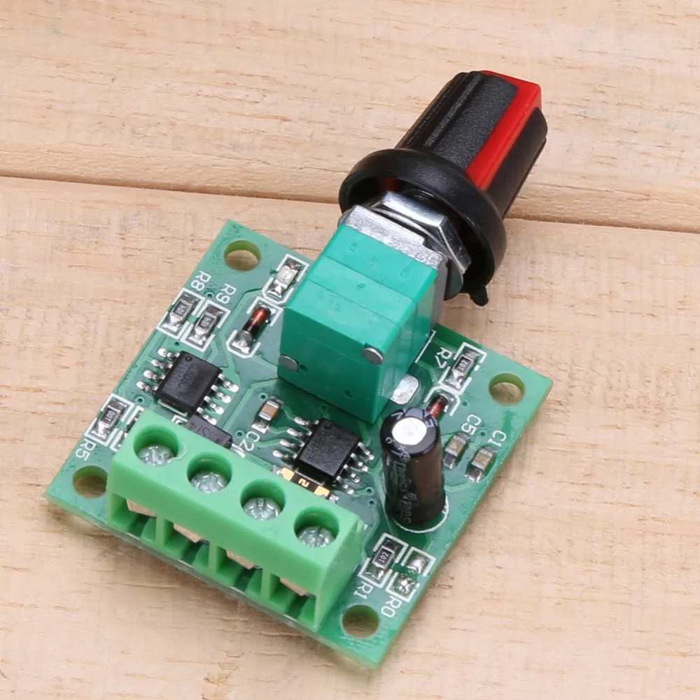 New DC 1.8V 3V 5V 6V 12V 2A PWM Motor Speed Controller Low Voltage Motor Speed Controller PWM 0~ Adjustable Drive Module