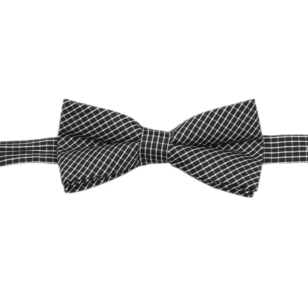 HOOYI Kids Bow Ties Plaid Cotton Butterfly Children Bowtie Party Gift Small size