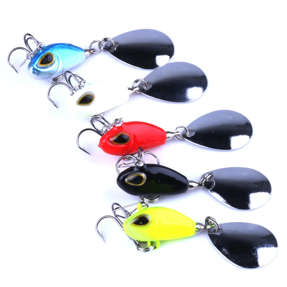 Buy 5pcs Small Fish Vib Metal Fishing Lures 11.5g 2