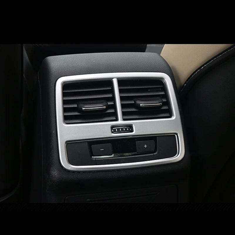 Автомобильные аксессуары Chrome ABS сзади Кондиционер AC Vent рамка выходов Обложка для Audi A4 B9- и A5