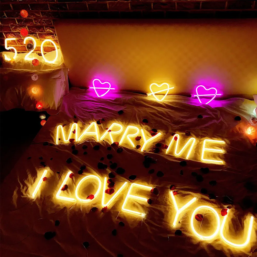 3D 26 букв светящийся светодиодный светильник в ночь для свадьбы дня рождения декоративная лампа Горячая Распродажа