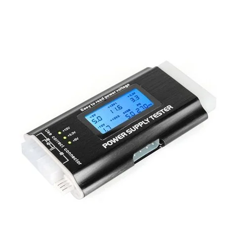 Free Shipping 20 / 24 Pin PC ITX ATX BTX SATA LCD Computer Current Power Supply Voltage Tester | Компьютеры - Цена: 1 287,97 руб.