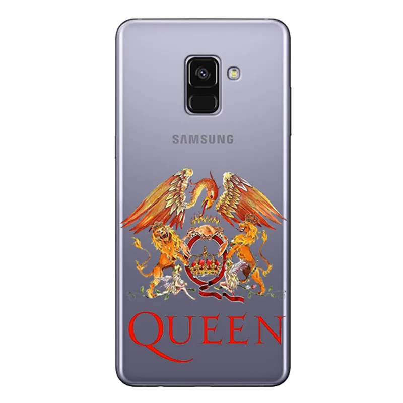 Freddie Mercury Rainha banda Qualidade Роскошный чехол для телефона для samsung S6 7 8 9 Plus Edge Note 8 9 силиконовый чехол - Цвет: TPU