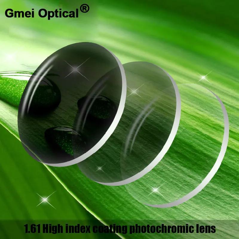 Prescription Lenses 1.61 High Index Photochromic Single Vision Anti-Radiation UV400 prescription glasses lenses optical lenses prescription lenses