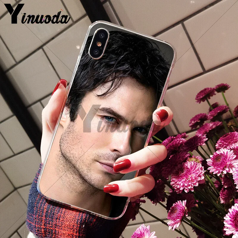Yinuoda Дневники вампира Йен сомерхалдер мягкий чехол для телефона Apple iPhone 8 7 6 6S Plus X XS MAX 5 5S SE XR чехол