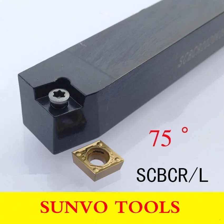 

SCBCR1212H09 / SCBCL1212H09 External Turning Tool Holder SCBCR/SCBCL Use CCMT0T304 CCGT09T308 CCGT09T304 Insert