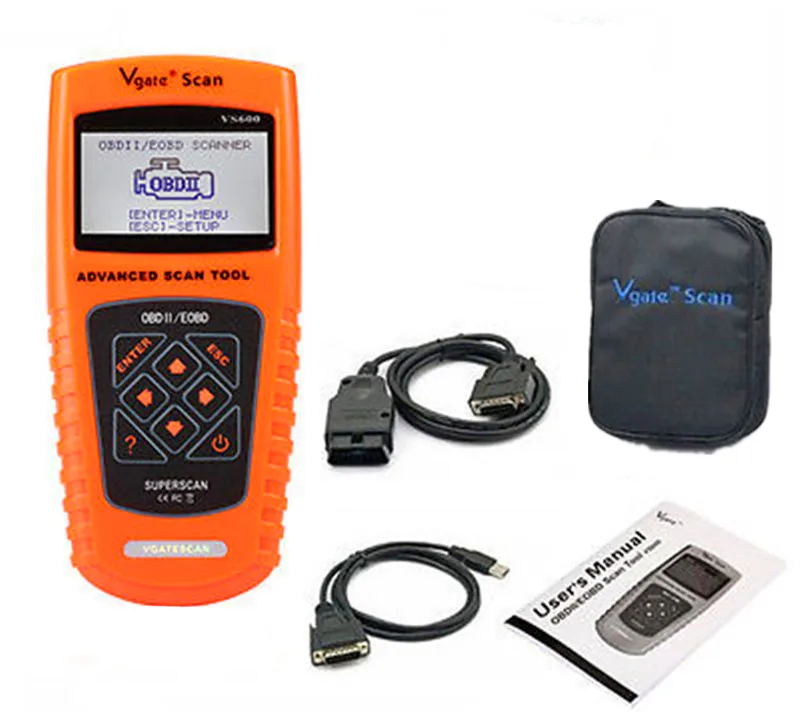 

Vgate Scan VS600 Universal OBD2 EOBD CAN BUS Fault Code Scanner Diagnostic Tool