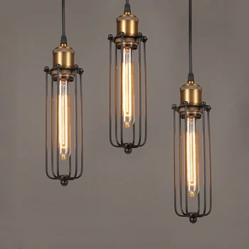 

Scandinavian Designer Pendant Light RH LOFT Industrial Warehouse Lamp Dining Room Den Bedside Bar Iron Pendant Lamps