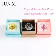 Горячая Распродажа 2 шт./лот кристалл татуировки чернила кольцевые чашки/колпачки для перманентного макияжа шапка с кольцами для пигментных микроблейдинга бровей/материалы для губ