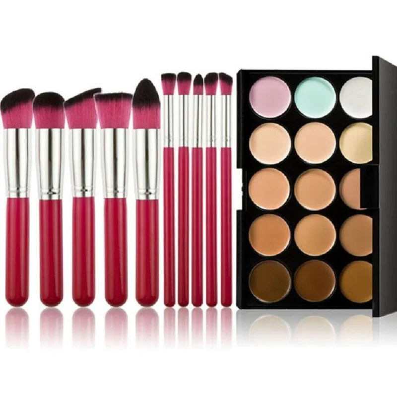 make up brushes Synthetic hair makeup brushes set professional Make Up Foundation Blush Cosmetic Concealer Brushes Y429