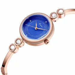 KIMIO бренд Высокое качество модные кварц платье горный хрусталь Для женщин женские часы браслет платье Наручные часы Сталь на новые часы