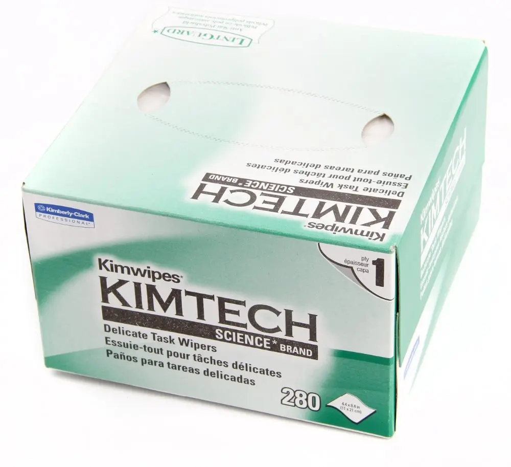 10 шт./лот 210x110 мм Kimtech Kimwipes деликатные рабочие салфетки 280 шт. в коробке для