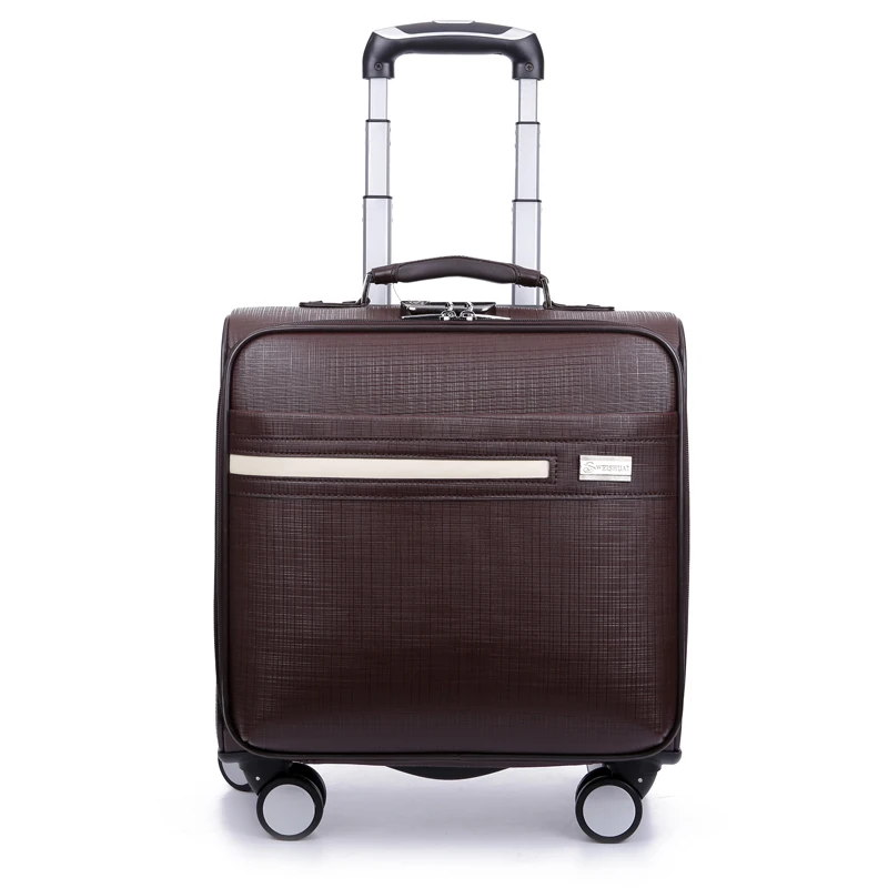 

Solid color commercial suitcase trolley luggage male 16 universal wheels luggage computer box luggage