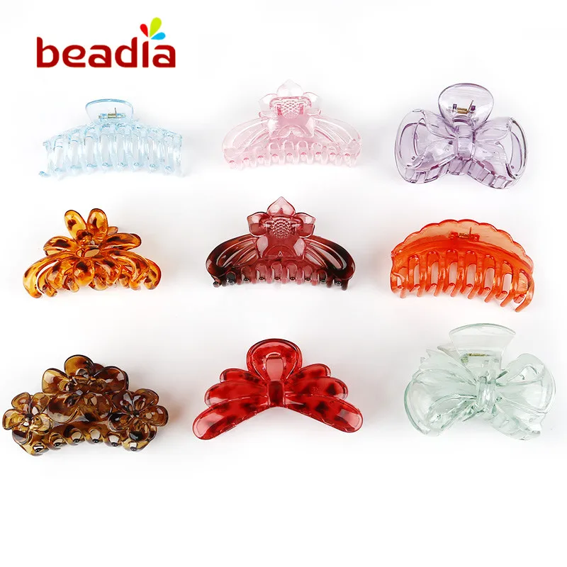 

Women Hair Clip Large Size Hairpins Hair Crab Hair Claws Women Make UP Washing Tool Hair Accessories Random Color 1pc/lot