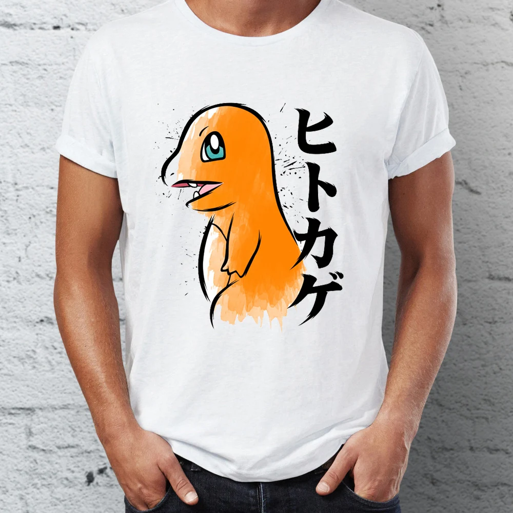 

Men's T Shirt Watercolor Charmander Awesome Pokemon Tee