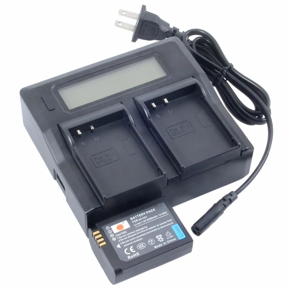 

DSTE Li-ion BP1900 Battery with 1.5A Dual Charger for Samsung NX1 Smart Wi-Fi 4K Smart Digital Camera