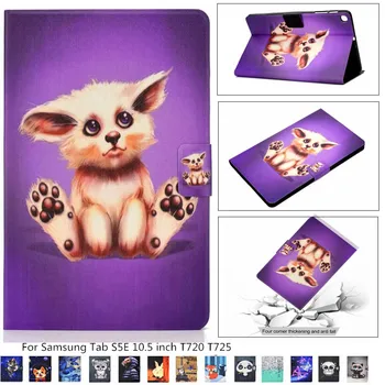 

Animal Pattern Case for samsung tab S5e Tablet for galaxy tab S5e 10.5'SM-T720 T725 soft Flip stand Cover Protective Case + film