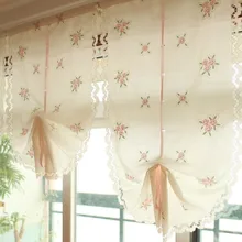 Модный разноцветный вышитые, льняные и хлопковые занавески с воздушными шарами ручной полые готовый curtain85* 175 см занавес двери