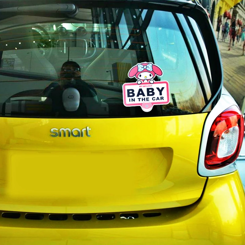 Etie автомобильные аксессуары мультяшная девушка Мелодия Детская Наклейка