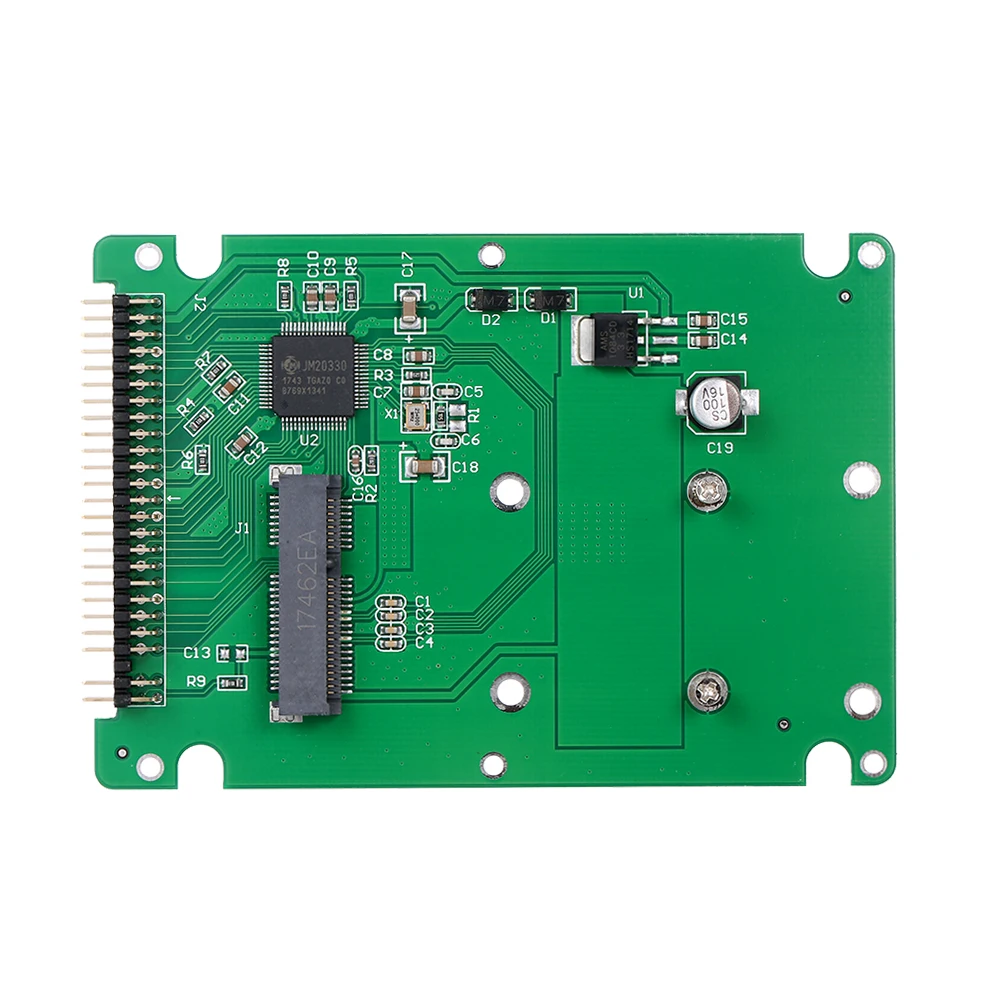 Корпус адаптера преобразователя SSD HDD mSATA 2 5 "44PIN PATA/IDE в PATA|Компьютерные кабели и