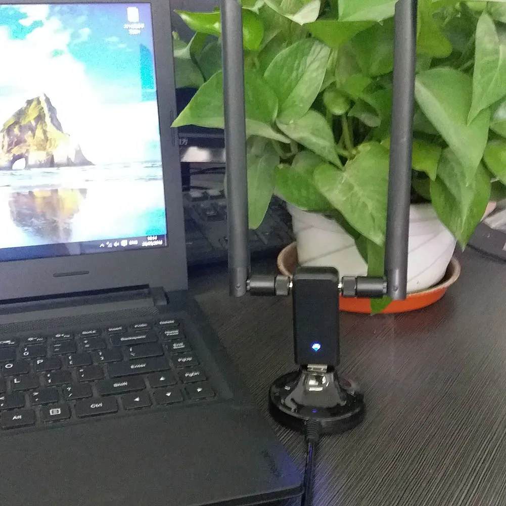 1200Mbps Wireless USB Adapter With 5dB Antenna Dual Band 2.4/5GHz WiFi Receiver for PC Laptop SGA998 | Электроника