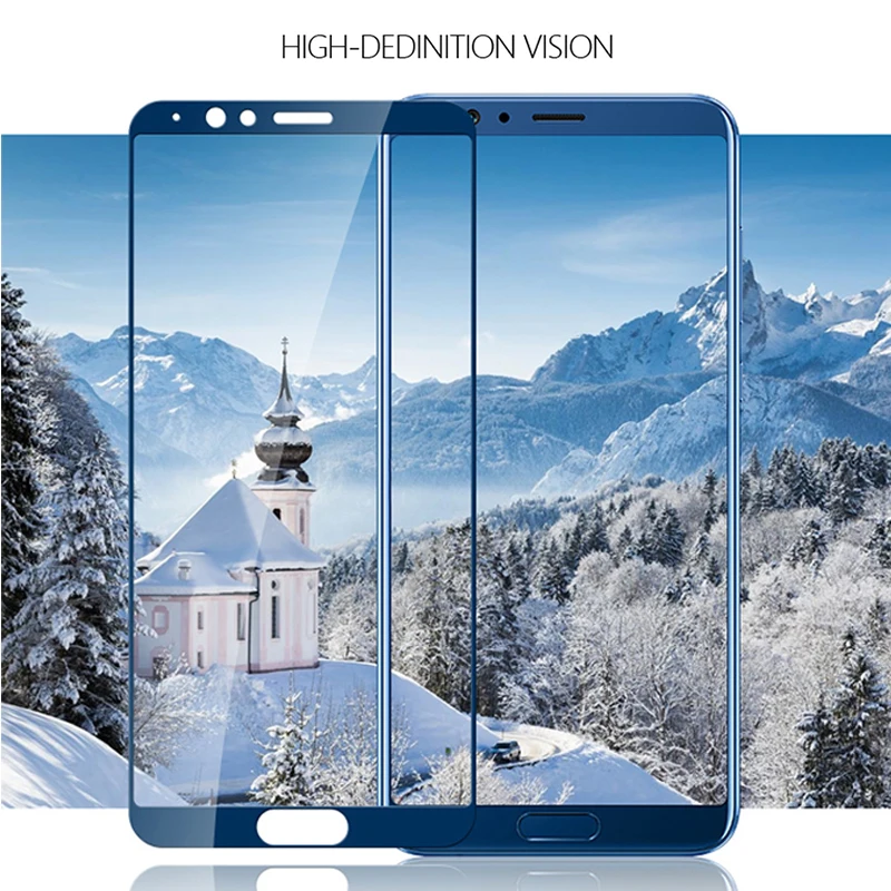 Полное покрытие из закаленного стекла для Huawei P20 P10 P 20 Lite Smart Mate 10 Pro P8 P9 2017 Honor 9 7x