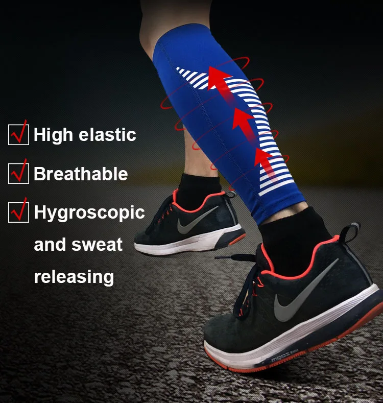Длинные эластичные гетры Профессиональный дышащий Pretecting хвостовик ткань ног рукав для альпинизма Велоспорт Футбол Баскетбол