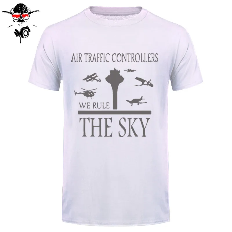 Новое поступление, брендовая одежда, контроллер воздушного движения, забавная работа, футболка, контроллер самолета, футболка для мужчин