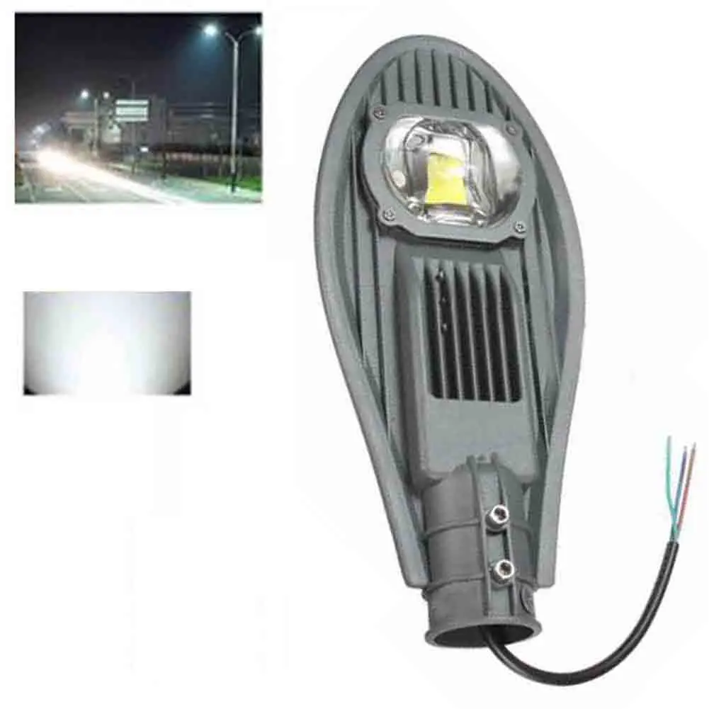 

1PC 30W Solar LED Road Street Flood Light Industrial Lamp Outdoor Garden Yard 220V IP65 Warm white/ White