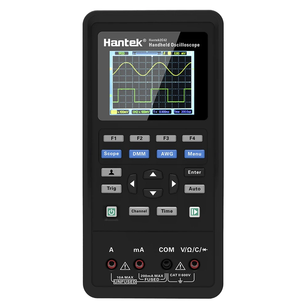 

2 in 1 Digital Oscilloscope Multimeter USB Scopemeter Portable Scope Meter TFT LCD Test Meter With Self Calibration Function