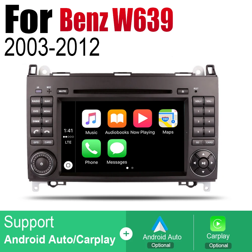 Для Mercedes Benz W639 2003~ 2012 NTG автомобильный Android-навигатор навигация dvd-плеер Радио стерео BT USB SD AUX wifi HD экран мультимедиа