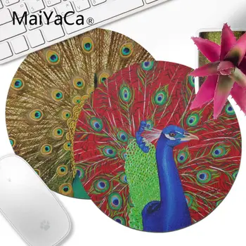 

MaiYaCa Hot Sales Amazing Peacock Feathers Customized laptop Gaming mouse pad DIY Design pattern Computer Gaming Mouse Pad