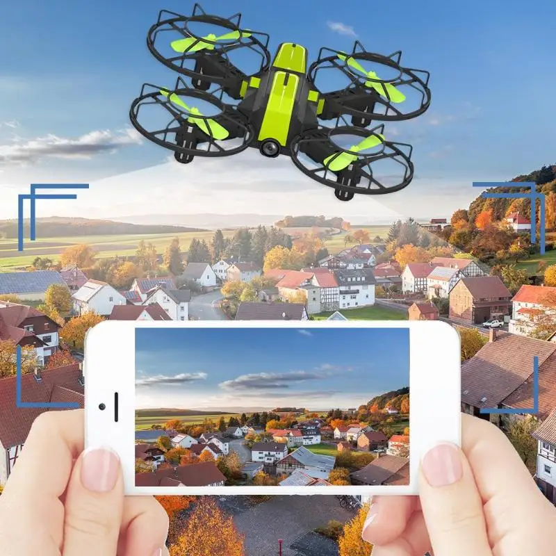 Детские игрушки для детей Радиоуправляемый Дрон HD 2 4G WiFi FPV Квадрокоптер с