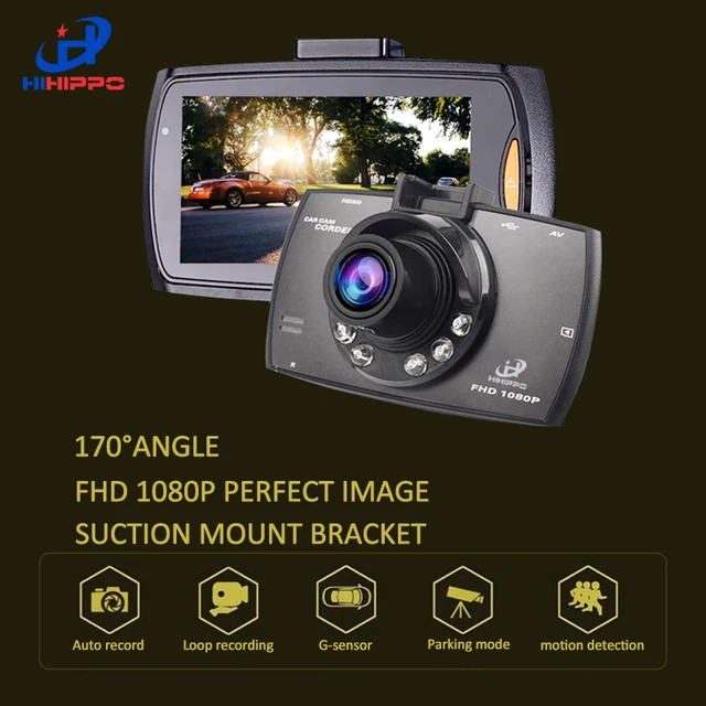 HIHIPPO автомобиль Mini dvr 2.7 "Full HD 1080 P Автомобильный ВИДЕОРЕГИСТРАТОР 170 degre Широкий Угол TFT LCD Автомобилей видеорегистраторы Тире Камеры Video Cam Рекордер Ночь видение