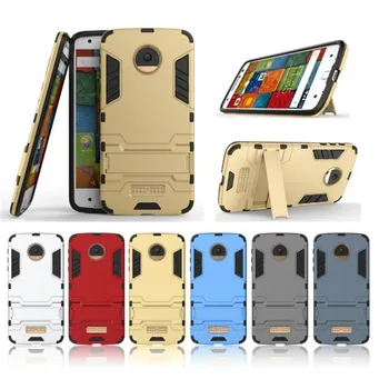 

Brand gligle iron man armor two-in-one protective case for Motorola Moto Z/X4/Z Style case cover shell