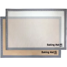 620x410mm (24,41 “x 16,14”) Große Massiven Teig Pastry Fondant Antihaft-silikon arbeit Roll Backmatte Gebäck Rollmatte