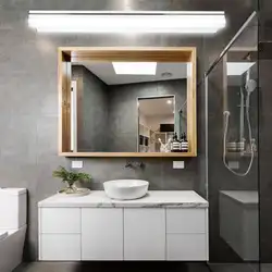 45 см 8 Вт светодиодный зеркальные лампы шкафа ванная комната туалет фара белый свет настенный светильник 176-264 в