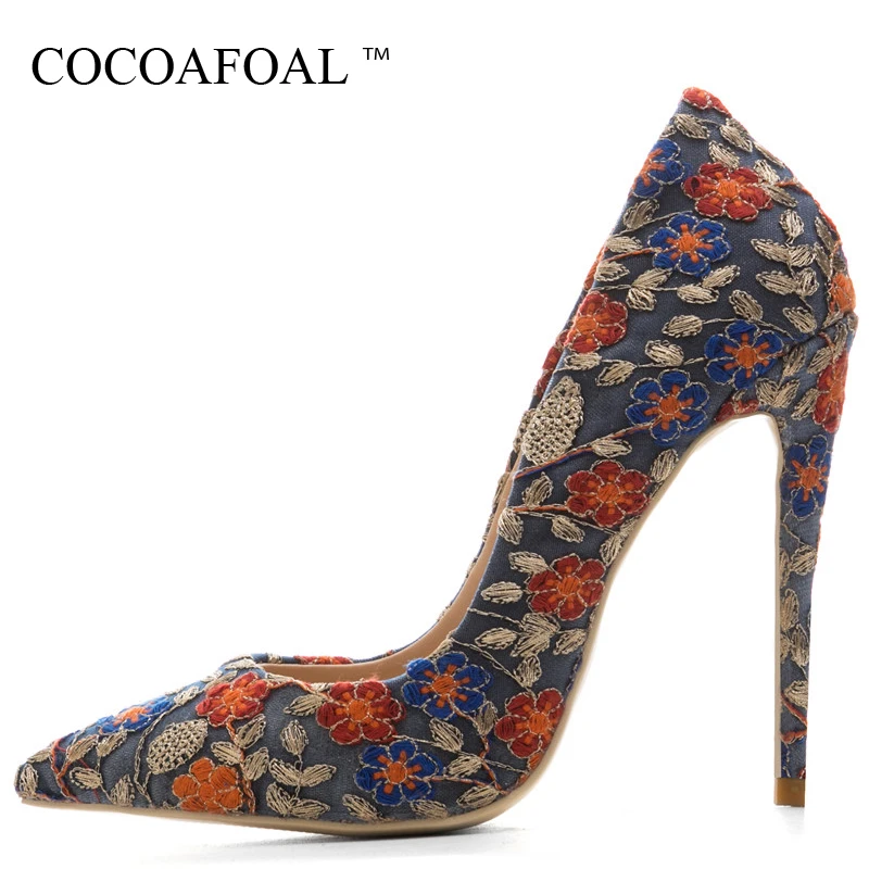 Blue Scarpe San Cm De Cm Boda Cm 12 Partido 33 Azul Atractivo 43 Tamaño Zapatos Bombas Estilete Cocoafoal Cm 12 black 10 Más Valentín 45 Mujer 8 Bordar 10 44 wq4a1UH
