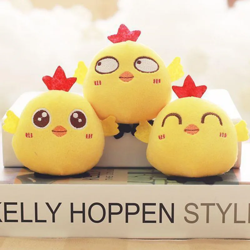 

Promotio Anime Chick With Pom Pom Plush Toy With Keychain Chick Key Pendant Soft Stuffed Animal Toys Kids Girls Bag Hang Pendant