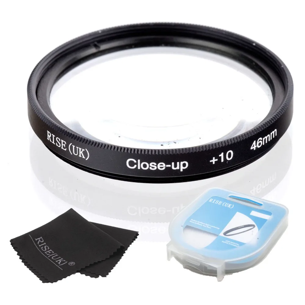 HOT SALE RISE(UK) 46mm Close Up +10 Macro Lens Filter for Nikon Canon