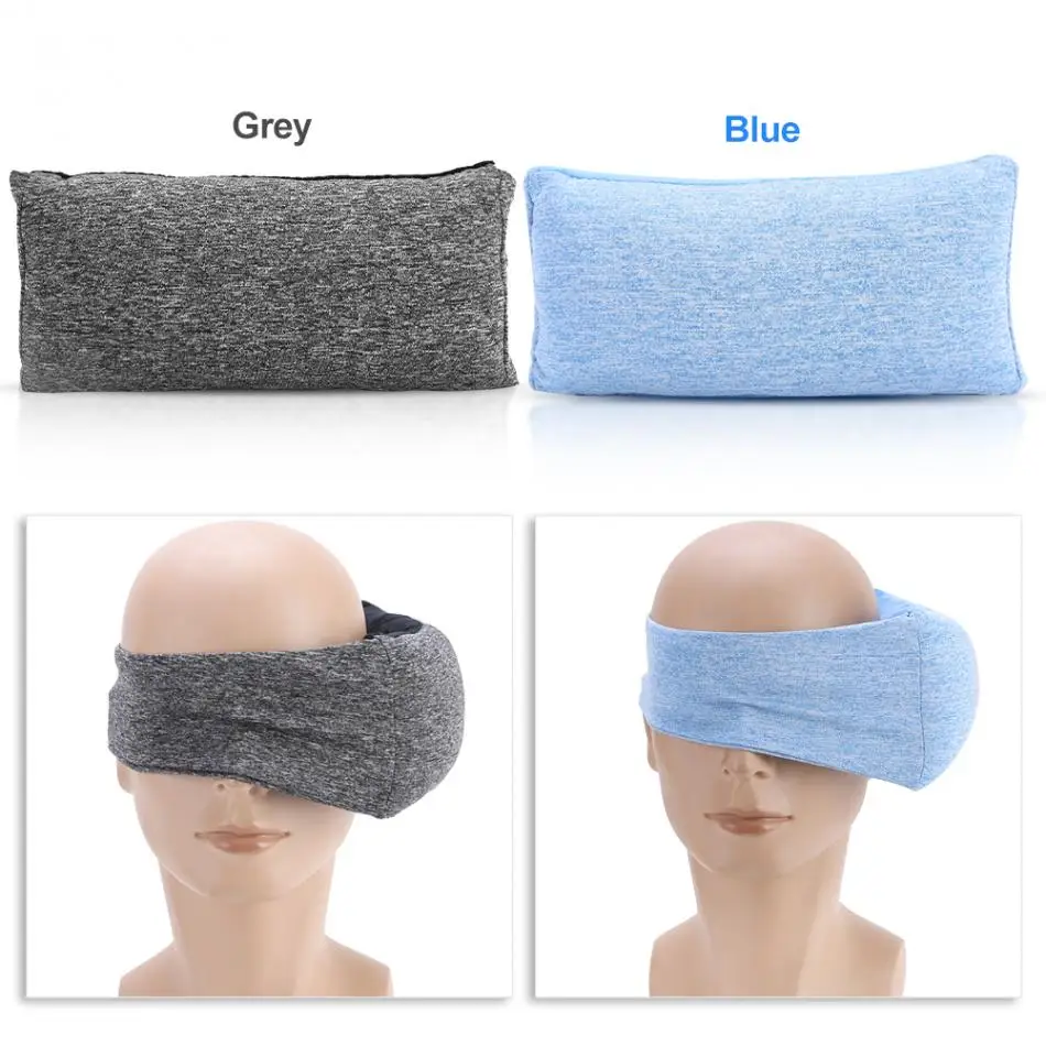 Multi purpose Travel Sleep Mask Pillow & Eye Mask Pillow Voyage Flight